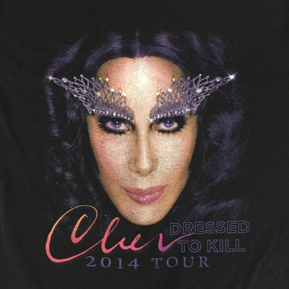 Cher 2014 dressed to kill tour shirt - Picture 2 of 4